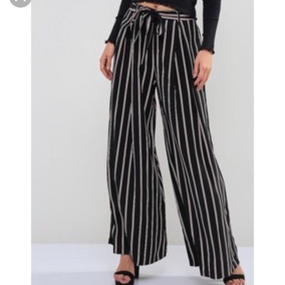 Forever 21 Pants - Striped Wide Leg Pants